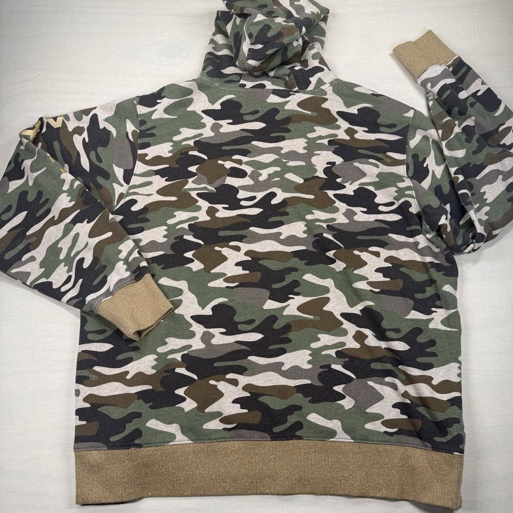 Ariat Rodeo Quincy Hoodie Women’s XL Wild West USA Camo Flag Pullover NWT - Picture 3 of 8